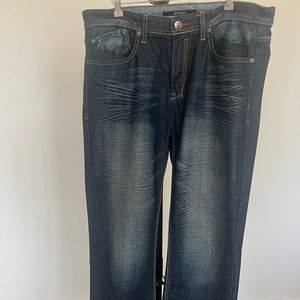 Black Wide Leg Boot Cut Men’s Jeans